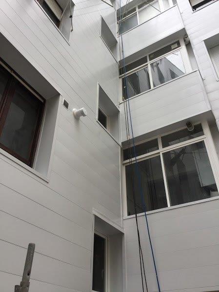 Incobends, sistema fachada ventilada, fachada metlica acabado acero blanco fabricado por incoperfil 