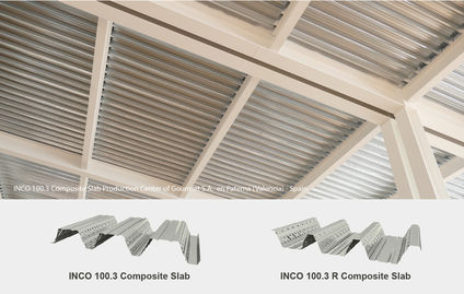 Incoperfil presents new profiles for composite slab: INCO 100.3 composite and INCO 100.3 R composite