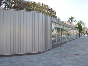 Revestimiento arquitectnico INCOBends en la plaza de la ermita de Picassent (Valencia) - Espaa