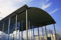 Free-standing Curved Roof, Mengibar Padel Court