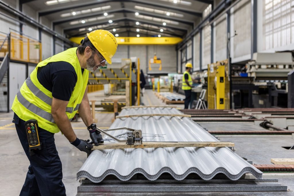 Sesión Incoperfil. Fleje de paquetes fábrica