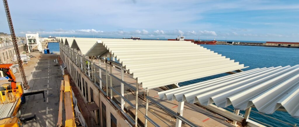 cubierta industrial perfil INCO 155.3 en Ceuta