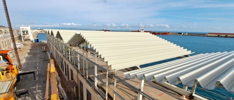 cubierta industrial perfil INCO 155.3 en Ceuta