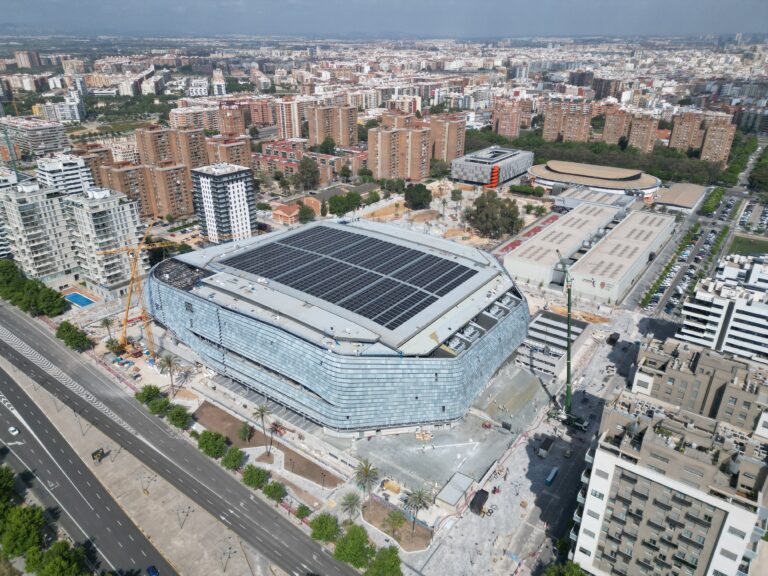 Forjado colaborante para el nuevo estadio Roig Arena