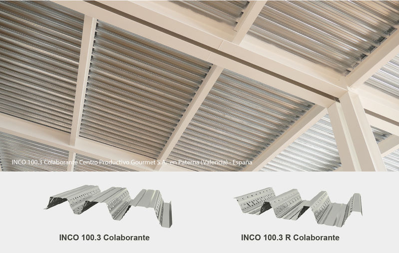 Incoperfil presenta nuevos perfiles para forjados mixtos: INCO 100.3 colaborante e INCO 100.3 R colaborante