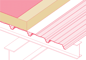 croquis de sistema cubierta deck- esquema