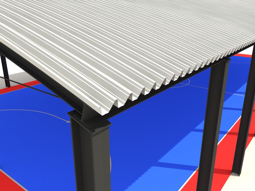 Esquema pista de fútbol sala