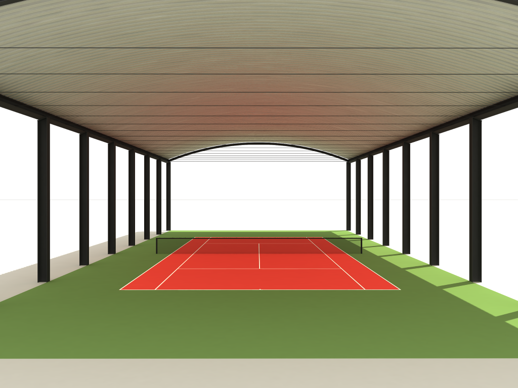 Esquema pista de tenis